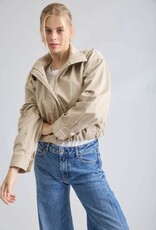 Miss Bliss M&E Zip Up Elastic Hem Lt Weight Jacket