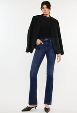 Miss Bliss KC High Rise Bootcut Jeans-Dark Wash