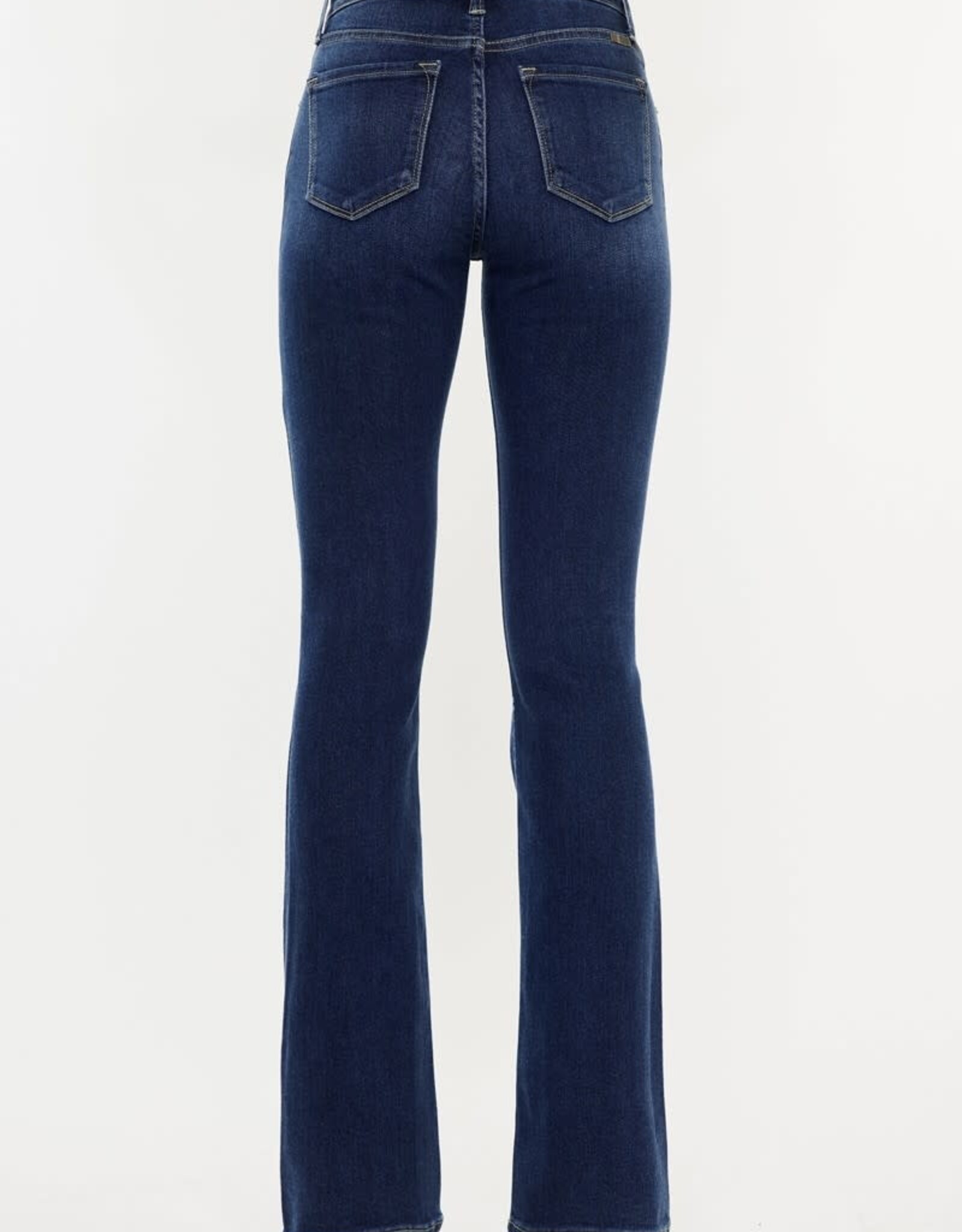Miss Bliss KC High Rise Bootcut Jeans-Dark Wash