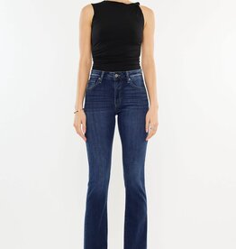 Miss Bliss KC High Rise Bootcut Jeans-Dark Wash