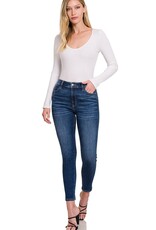 Miss Bliss Zen High Waist Skinny Jegging Jeans-Dark Denim