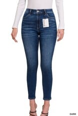 Miss Bliss Zen High Waist Skinny Jegging Jeans-Dark Denim