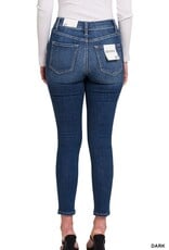 Miss Bliss Zen High Waist Skinny Jegging Jeans-Dark Denim