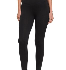 Miss Bliss Brushed Microfiber Full Length Leggings-Black