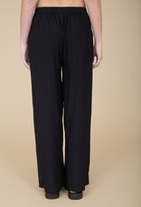 Miss Bliss Workshop Elastic Waist Lounge Pants-Black