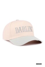 Miss Bliss Zen Darlin' Two-tone Canvas Cotton Cap-
