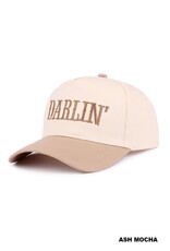 Miss Bliss Zen Darlin' Two-tone Canvas Cotton Cap-