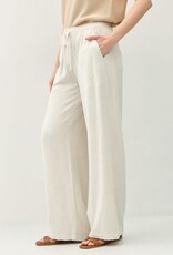 Miss Bliss BC Linen Blend Wide Leg Pants-Natural