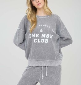 Miss Bliss *THE MOM CLUB* Graphic Knit