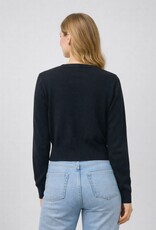 Miss Bliss Dream Classic Lightweight V-neck Cardigan-Black