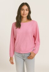 Miss Bliss Dream Boatneck Pullover Sweater-H Strawberry