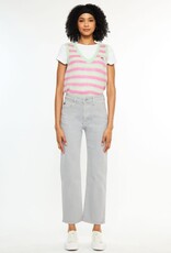Miss Bliss KC Ultra High Rise 90's Straight Jeans-Grey