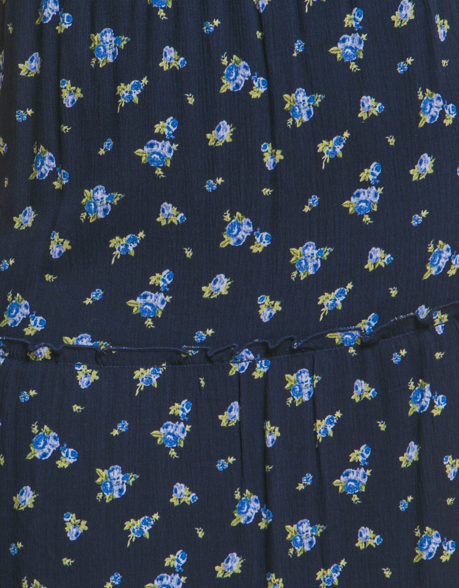 Miss Bliss LT Maxi Floral Skirt-Navy