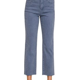Miss Bliss Zen Washed High Waist Cropped Straight Pants-Blackberry