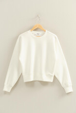 Miss Bliss HYFVE Crew Neck Sweatshirt-White