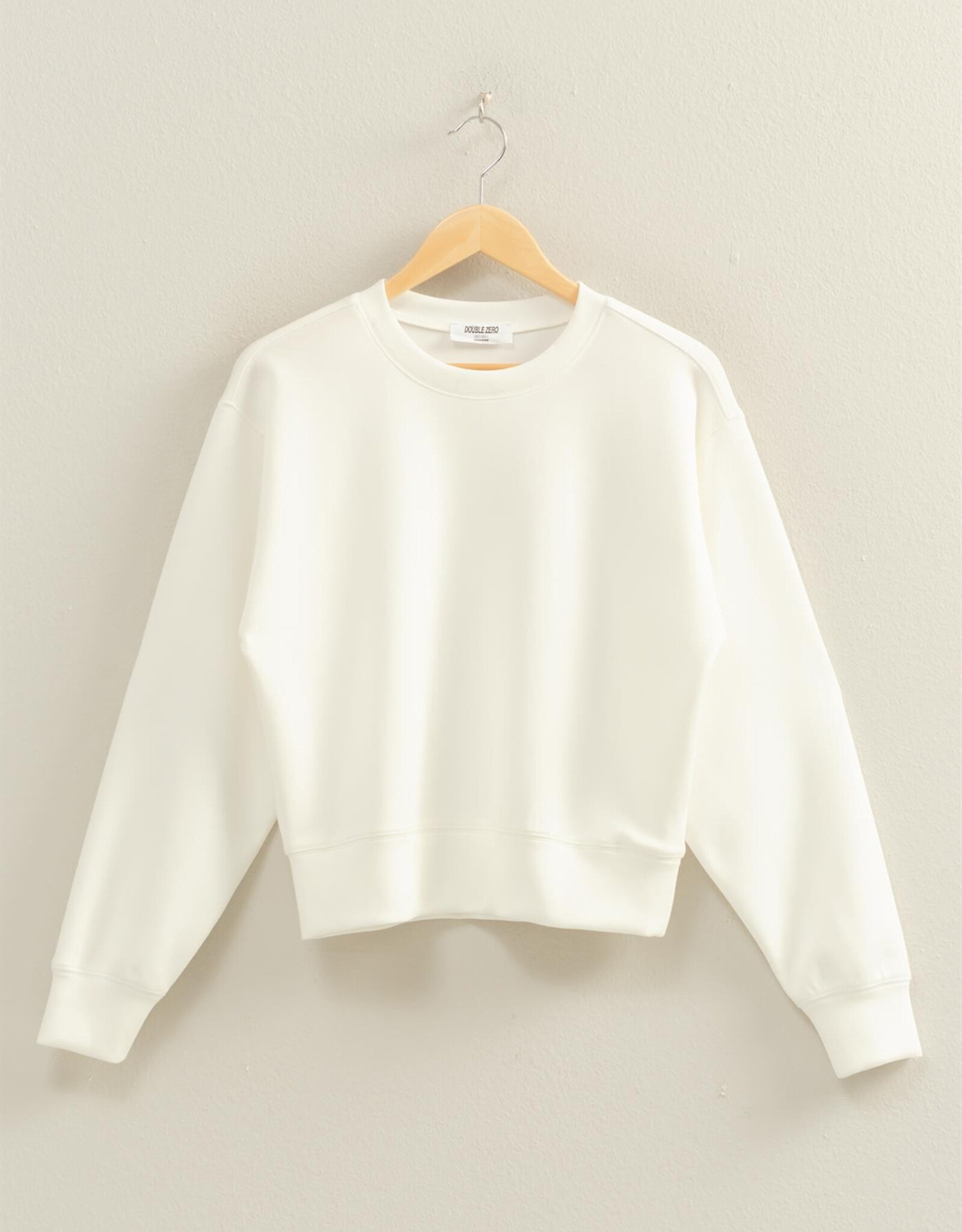 Miss Bliss HYFVE Crew Neck Sweatshirt-White