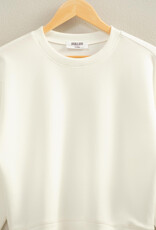 Miss Bliss HYFVE Crew Neck Sweatshirt-White