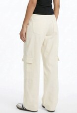 Miss Bliss Hyfve Elastic Waist Wide-leg Cargo Pants