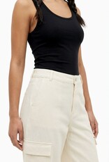 Miss Bliss Hyfve Elastic Waist Wide-leg Cargo Pants