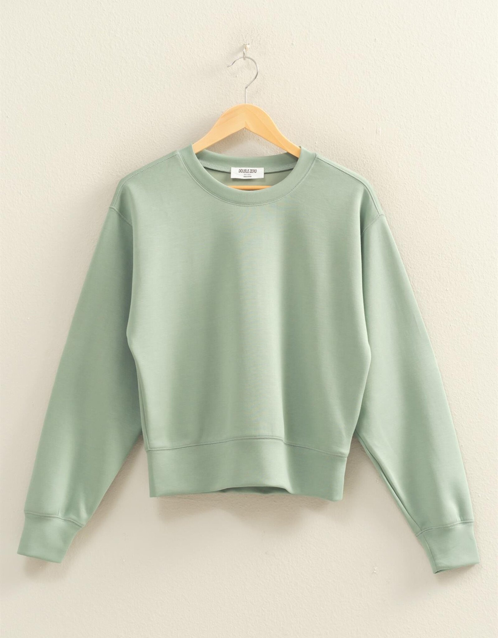 Miss Bliss HYFVE Crew Neck Sweatshirt-Sage