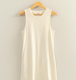 Miss Bliss Pigment Dyed Mini Dress-Alpaca