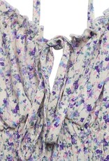 Miss Bliss Aiw purple Floral Spag Strap Maxi Dress-