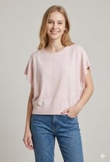 Miss Bliss Dream Chic Ss Sweater Top-Pink Salt