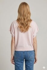 Miss Bliss Dream Chic Ss Sweater Top-Pink Salt