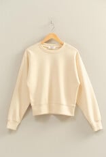 Miss Bliss HYFVE Crew Neck Sweatshirt-Alpaca