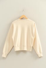 Miss Bliss HYFVE Crew Neck Sweatshirt-Alpaca