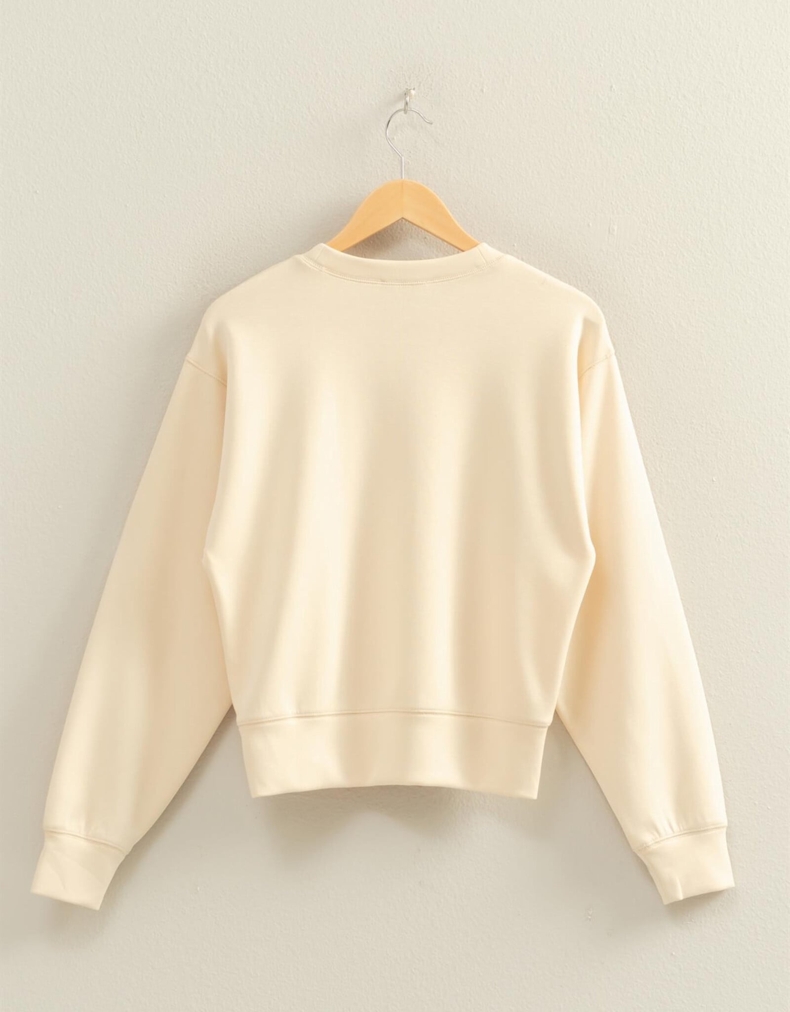 Miss Bliss HYFVE Crew Neck Sweatshirt-Alpaca