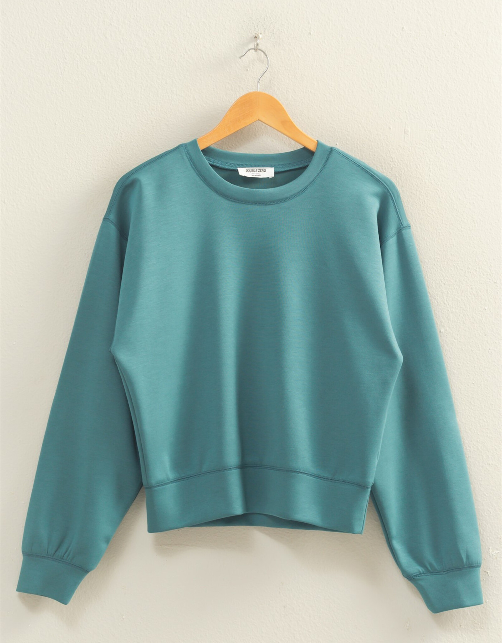 Miss Bliss HYFVE Crew Neck Sweatshirt-Dark Teal