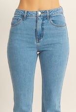Miss Bliss HYFVE High-Waisted Flared Jeans-Medium Wash