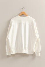 Miss Bliss HYFVE Long Sleeve French Terry Sweatshirt-White