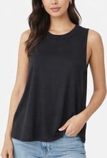 Miss Bliss CC Slvls Timeless Crew Neck Tank-Black