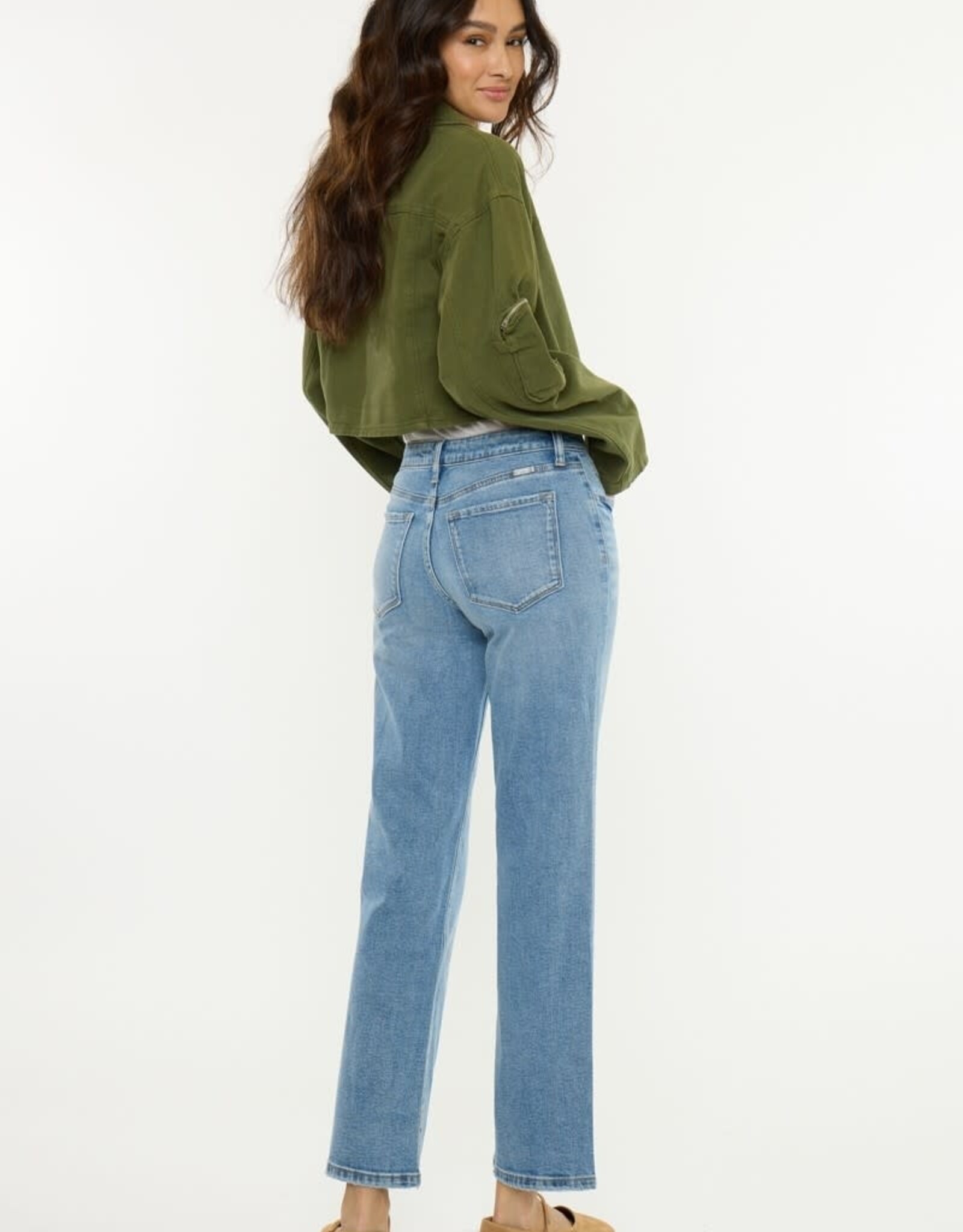 Miss Bliss Kancan Lost Mid Rise True Straight-