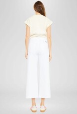 Miss Bliss Open Pack High Rise Crop Wide Leg Jeans-White
