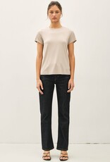 Miss Bliss BC Bamboo/modal Basic Round Neck T Shirt-Stone