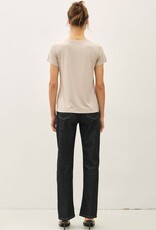 Miss Bliss BC Bamboo/modal Basic Round Neck T Shirt-Stone