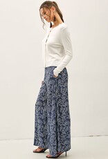 Miss Bliss BC Ultra Soft Essential Basic Crewneck Button Up Cardigan-Ivory