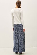 Miss Bliss BC Ultra Soft Essential Basic Crewneck Button Up Cardigan-Ivory