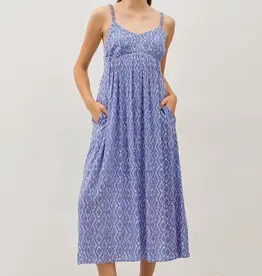 Miss Bliss Mystic Blue Midi Sundress