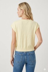 Miss Bliss Dream Chic Cropped Cardigan- Butter