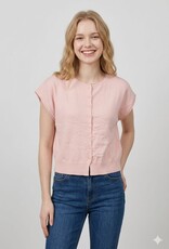 Miss Bliss Dream Chic Cropped Cardigan-H. Soft Peach