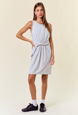Miss Bliss The Kendra Dress-Heather Grey