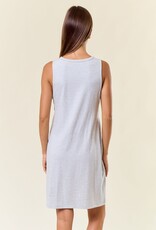 Miss Bliss The Kendra Dress-Heather Grey