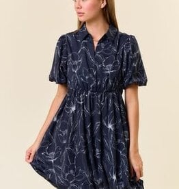 Miss Bliss Ayla Mini Dress-Black