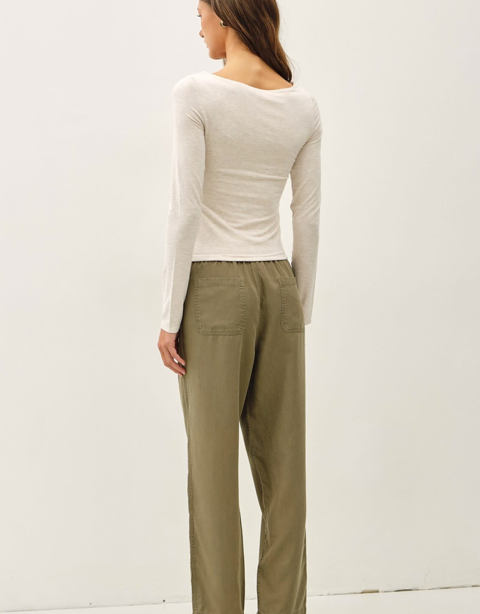 Miss Bliss BC Tencel Tapered Pants- Caper