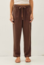 Miss Bliss BC Tencel Tapered Pants- Deep Choco
