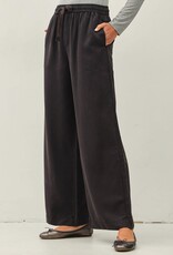Miss Bliss BC 29" Inseam Tencel Wide Leg Pants- Vintage Black